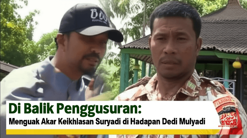 Di Balik Penggusuran: Menguak Akar Keikhlasan Suryadi di Hadapan Dedi Mulyadi