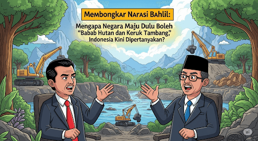 Membongkar Narasi Bahlil: Mengapa Negara Maju Dulu Boleh &#8220;Babab Hutan dan Keruk Tambang,&#8221; Indonesia Kini Dipertanyakan?