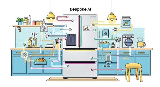 Kulkas Samsung Bespoke AI: Bukan Sekadar Pendingin, tapi Pusat Kendali Rumah Pintar Anda!