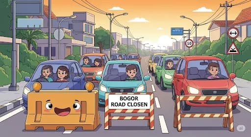 Awas Macet Parah! Jalan Sudirman Bogor Ditutup Total Sabtu Malam Ini, Simak Pengalihan Arusnya