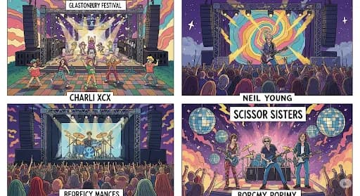 Glastonbury Gempar! Charli XCX, Neil Young, dan Scissor Sisters Bikin Penonton Merinding