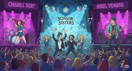 Glastonbury 2025: Duel Panggung Charli XCX, Neil Young, dan Scissor Sisters Bikin Pecah!