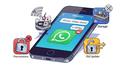 WhatsApp Error Tidak Bisa Kirim Foto dan Video? Ini Tips Ampuh Mengatasinya!