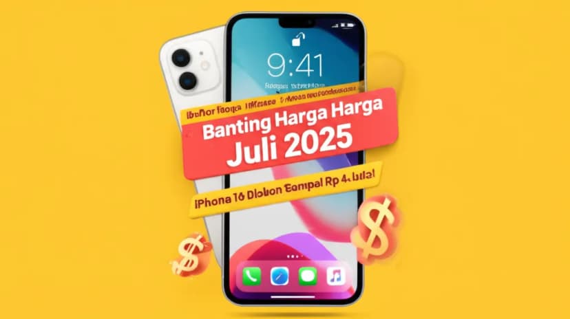 Daftar Harga iPhone Banting Harga Juli 2025, iPhone 16 Diskon Sampai Rp 4 Juta!