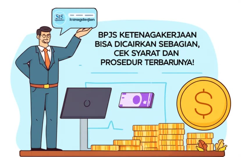 BPJS Ketenagakerjaan Bisa Dicairkan Sebagian, Cek Syarat dan Prosedur Terbarunya!