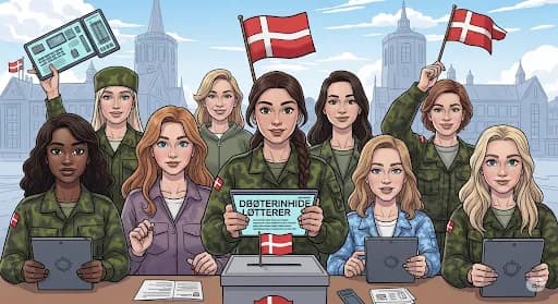 Wanita Denmark Kini Hadapi Lotere Wajib Militer, Durasi Diperpanjang!