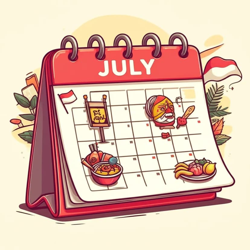 Kalender Event Juli 2025: Jadwal Lengkap Festival, Liburan, dan Hari Penting Nasional