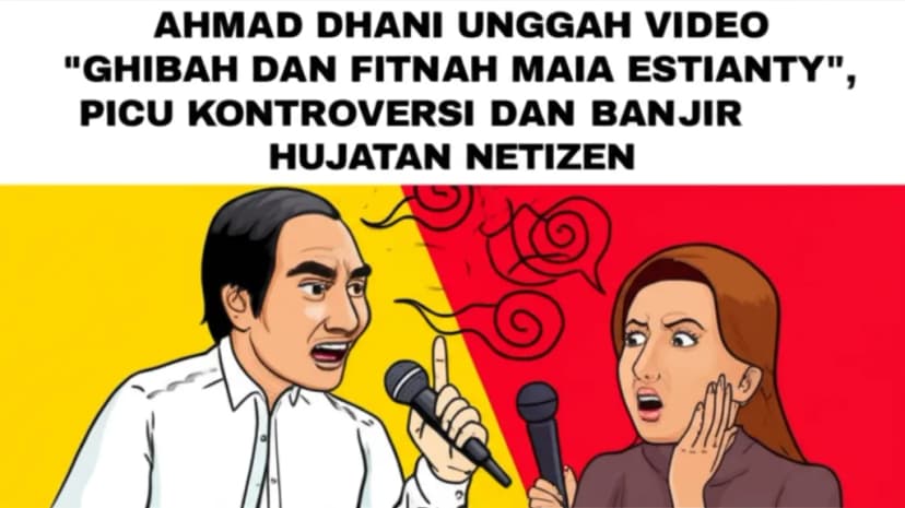 Ahmad Dhani Unggah Video &#8216;Ghibah dan Fitnah Maia Estianty&#8217;, Picu Kontroversi dan Banjir Hujatan Netizen
