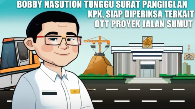 Bobby Nasution Tunggu Surat Panggilan KPK, Siap Diperiksa Terkait OTT Proyek Jalan Sumut