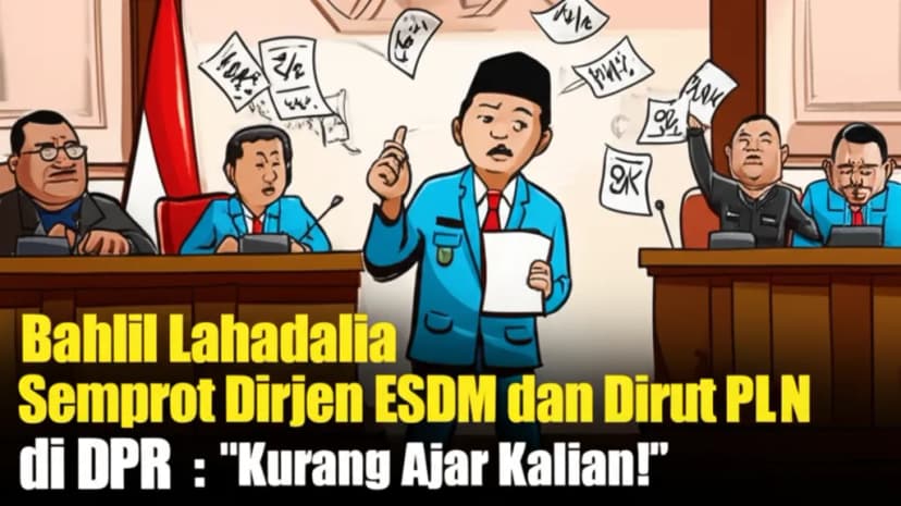 Bahlil Lahadalia Semprot Dirjen ESDM dan Dirut PLN di DPR: &#8216;Kurang Ajar Kalian!&#8217;