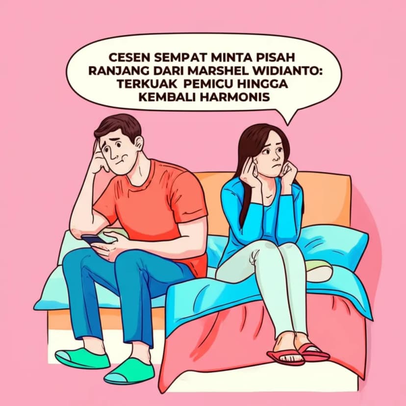 Cesen Sempat Minta Pisah Ranjang dari Marshel Widianto: Terkuak Pemicu Hingga Kembali Harmonis