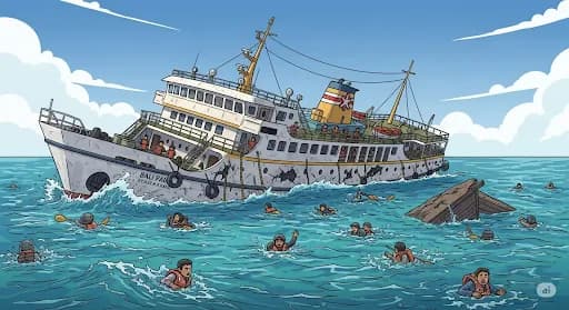 Detik-detik Mencekam KMP Tunu Pratama Jaya Tenggelam di Selat Bali: Kisah Pilu Para Penyintas
