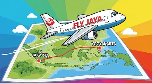 Fly Jaya Perdana Mengudara, Tambah Pilihan Terbang Jakarta-Yogyakarta Lebih Cepat!
