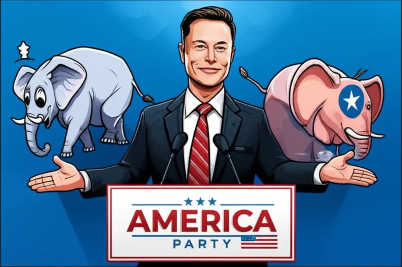 Elon Musk Bentuk Partai Politik Baru &#8216;America Party&#8217;: Tantang Sistem Dua Partai AS