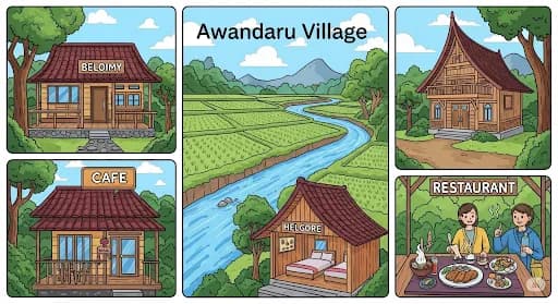 Awandaru Village: Hidden Gem Bantul untuk Healing dan Staycation di Tengah Alam!