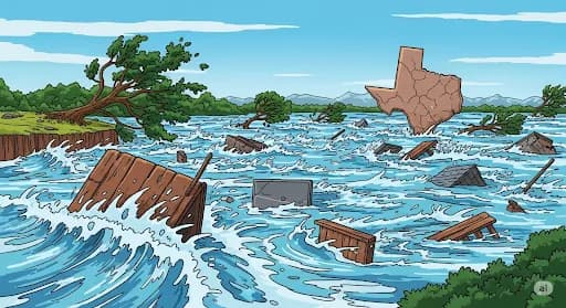 Tragedi Banjir Bandang Texas: Puluhan Tewas, Anak-anak Hilang Terseret Arus Deras