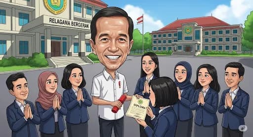 Desakan Tunjukkan Ijazah Jokowi Menguat, Relagama Bergerak: Nama UGM Tercemar!