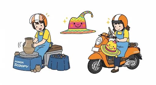 Astra Motor Yogyakarta Ajak Bikers Honda Scoopy Berkreasi: Dari Gerabah di Magelang hingga Melukis Topi di Jogja!