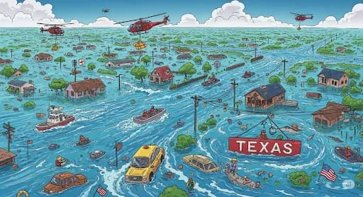 Banjir Dahsyat Texas: 161 Orang Masih Hilang, Termasuk Puluhan Anak Perempuan