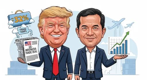 Isi Lengkap Surat Trump ke Prabowo: RI Kena Tarif 32%, Ini Beda dengan Negara Lain!