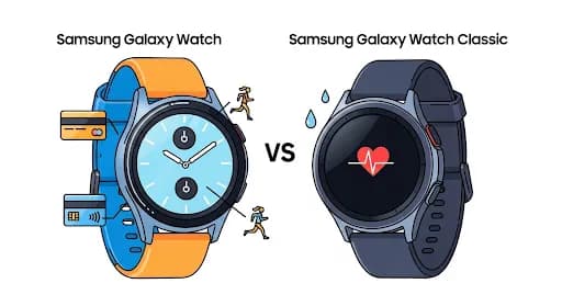 Arloji Pintar Samsung Galaxy Watch &#038; Watch Classic: Mana yang Pas untuk Anda?