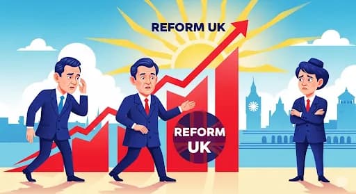 Reform UK Guncang Politik Inggris: Eks Menteri Konservatif Pindah Haluan, Partai Buruh Waspada