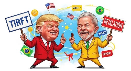 Balas Dendam Donald Trump: Brasil Tak Gentar Balik Serang Usai Kena Tarif 50%!