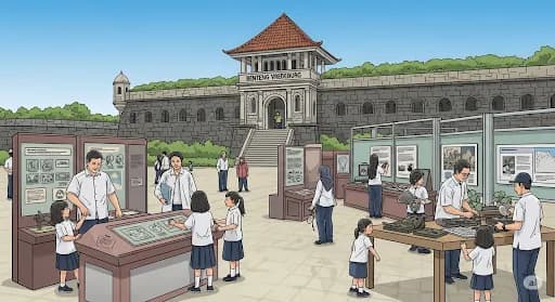 Benteng Vredeburg Jadi Magnet Wisatawan Saat Liburan Sekolah di Yogyakarta