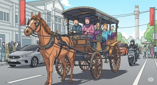 Andong Malioboro, Ikon Klasik Jogja: Bertahan di Tengah Gempuran Transportasi Modern