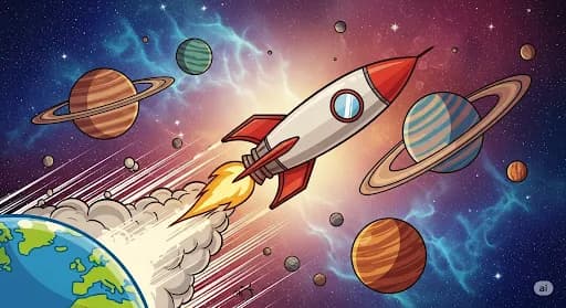 Terungkap! Berapa Kecepatan Roket yang Dibutuhkan untuk Keluar dari Tata Surya?