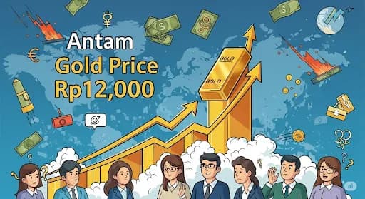 Emas Antam Logam Mulia: Mengapa Harganya Bisa Melonjak Rp12.000 dalam Sehari?