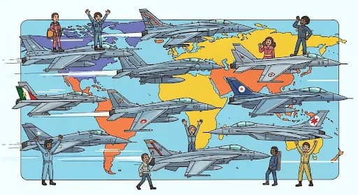 banyak negara dunia berbondongbondong membelinya jet tempur