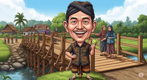 Kisah Nyata: **Petani Jawa Menang Judi Miliaran**, **Langsung Bangun Jembatan** untuk Warga!