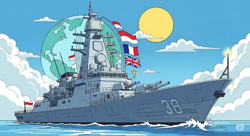 Angkatan Laut Indonesia Resmi Peringkat 4 Terkuat Dunia 2025: Kalahkan Inggris &#038; Prancis!