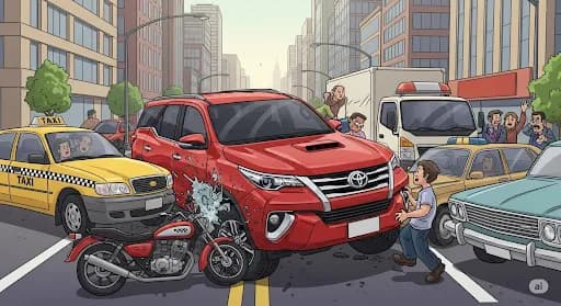 Fortuner Pelat Merah Biang Kerok Kecelakaan Beruntun di Utan Kayu: Apa yang Sebenarnya Terjadi?