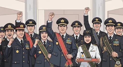 Daftar Lengkap Pati TNI Resmi Naik Pangkat: Dari Jenderal Bintang Satu Hingga Bintang Tiga!