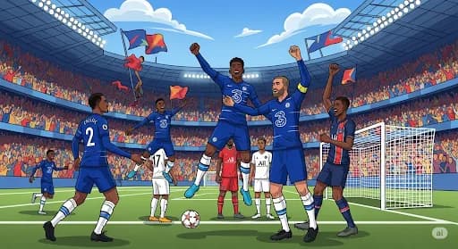 Final Piala Dunia Antarklub 2025: Chelsea Menggila, Unggul 3-0 atas PSG di Babak Pertama!