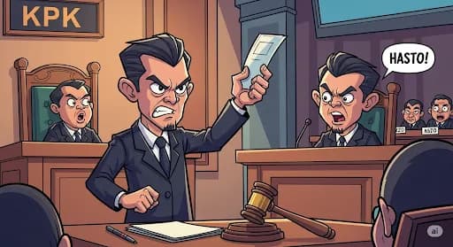 balasan jaksa kpk tepis bantahan hasto