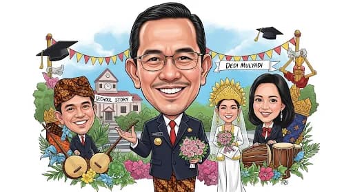 Gubernur Jawa Barat Dedi Mulyadi Bagikan Momen: Dari Nasihat Haru Pernikahan Putra hingga Kisah Polos Putri di Sekolah