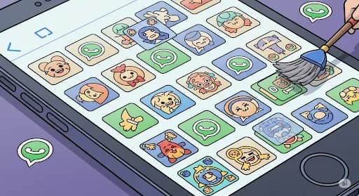 Cara Menghapus Stiker WhatsApp Satu per Satu: Bersihkan Koleksi Stiker agar HP Lebih Lega!