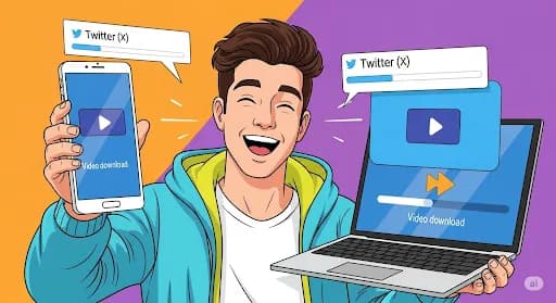 Terbaru 2025: Panduan Lengkap Cara Download Video Twitter (X) di Smartphone &#038; Laptop
