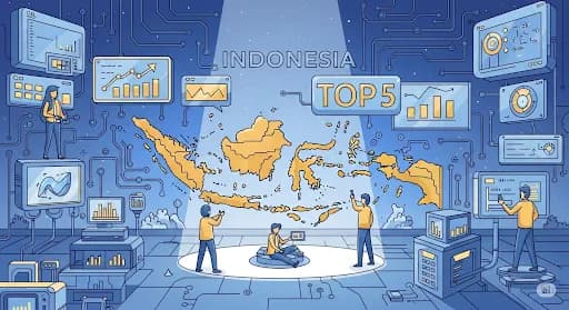 Indonesia Kini **Masuk 5 Besar Dunia**! **17,5 Juta Pengunjung** Buktikan Potensi **Pasar AI Besar** di Tanah Air