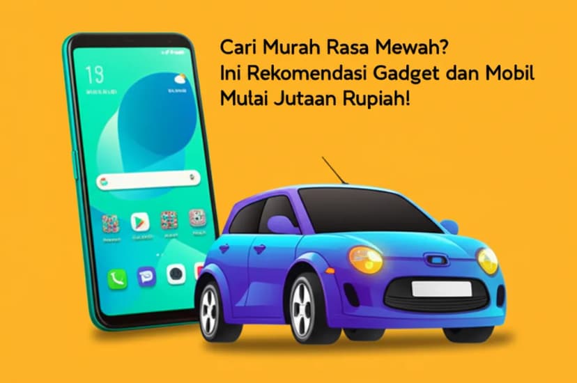 Cari Murah Rasa Mewah? Ini Rekomendasi Gadget dan Mobil Mulai Jutaan Rupiah!