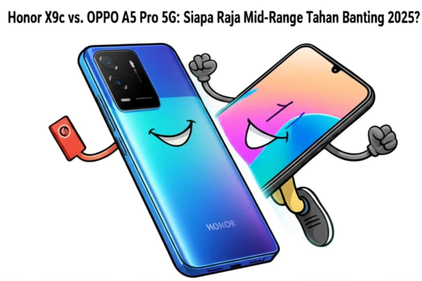 Honor X9c vs. OPPO A5 Pro 5G: Siapa Raja Mid-Range Tahan Banting 2025?