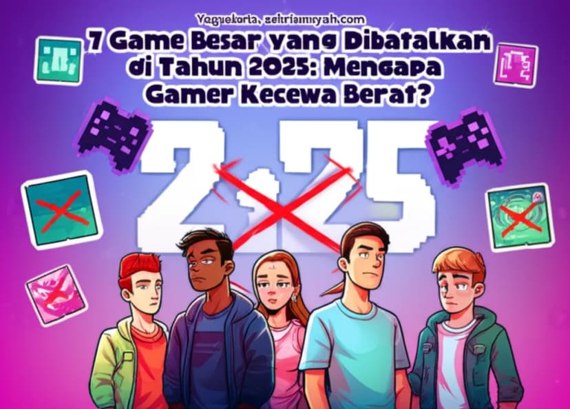 7 Game Besar yang Dibatalkan di Tahun 2025: Mengapa **Gamer Kecewa Berat**?