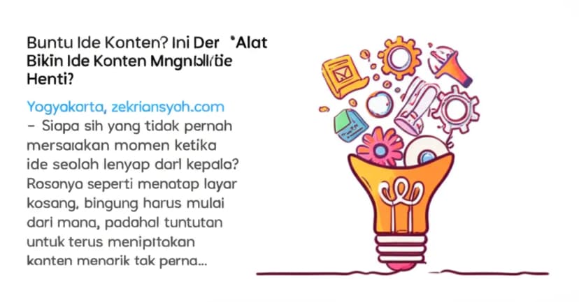 Buntu Ide Konten? Ini Deretan **Alat Bikin Ide Konten Mengalir Henti**!