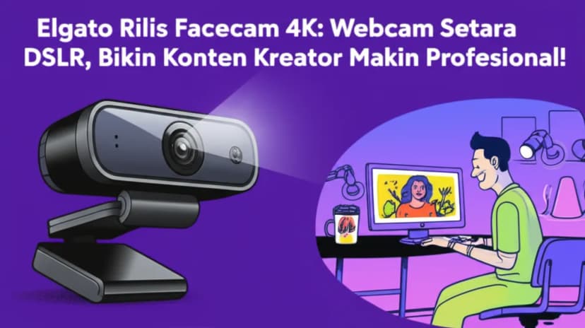 Elgato Rilis Facecam 4K: Webcam Setara DSLR, Bikin Konten Kreator Makin Profesional!