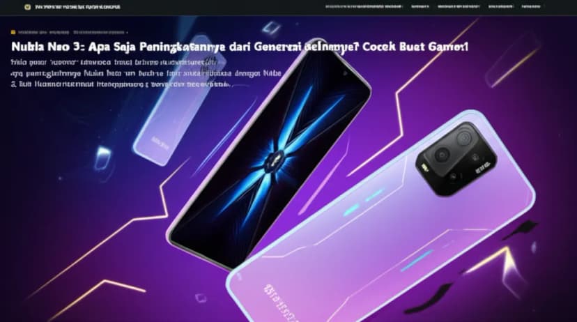 Nubia Neo 3: Apa Saja Peningkatannya dari Generasi Sebelumnya? Cocok Buat Gamer!