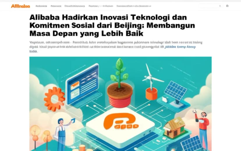 Alibaba Hadirkan Inovasi Teknologi dan Komitmen Sosial dari Beijing: Membangun Masa Depan yang Lebih Baik