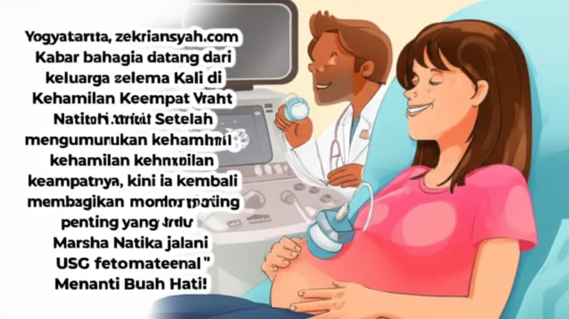 Marsha Natika Jalani USG Fetomaternal Pertama Kali di Kehamilan Keempat: Pengalaman &#8216;Priceless&#8217; Menanti Buah Hati!